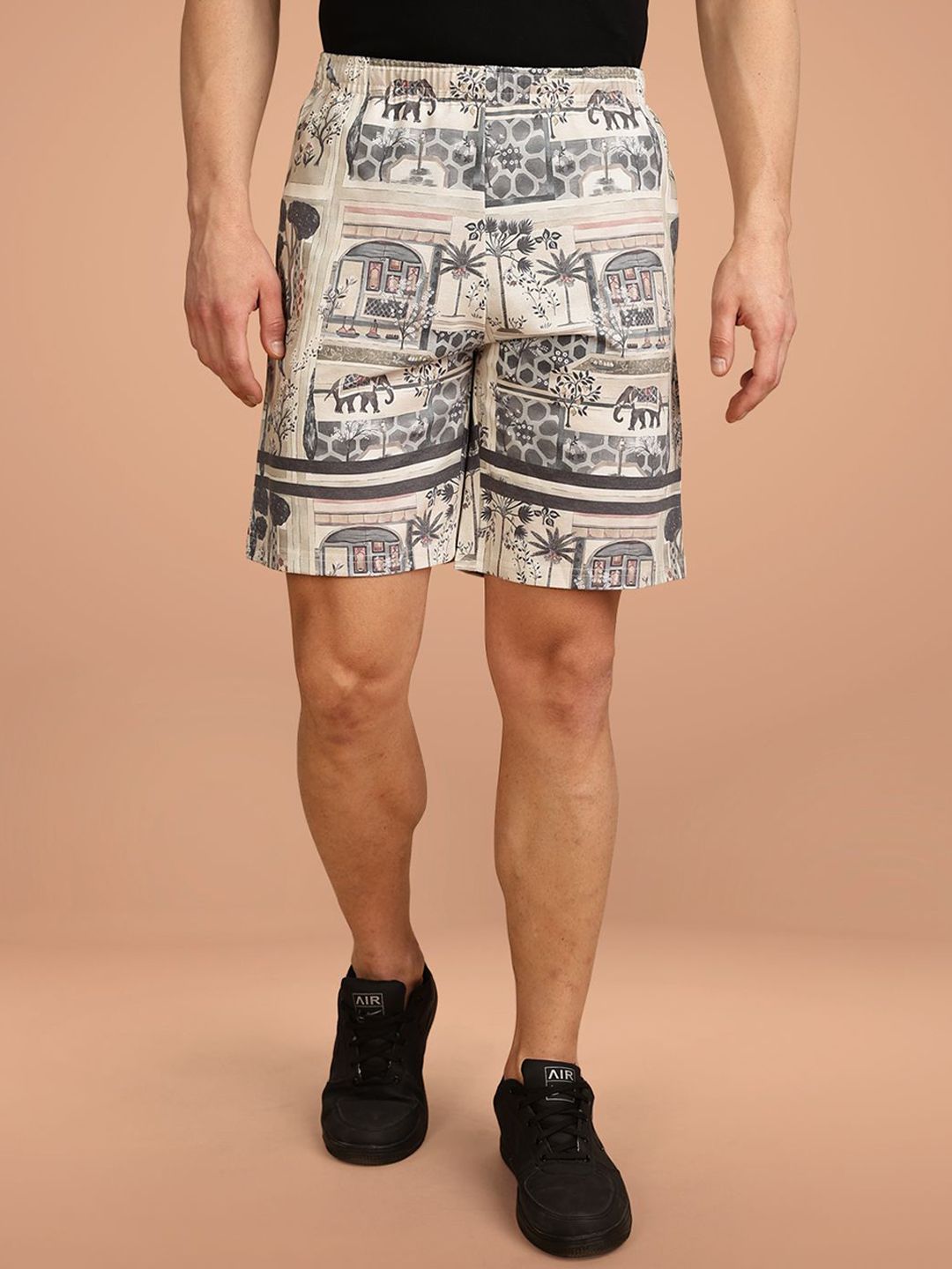 BULLMER Men Regular Fit Printed Shorts-picture-1