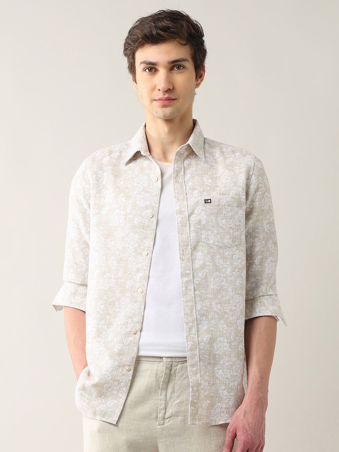 Arrow Sport Men Slim Fit Floral Printed Cotton Casual Shirt-picture-30