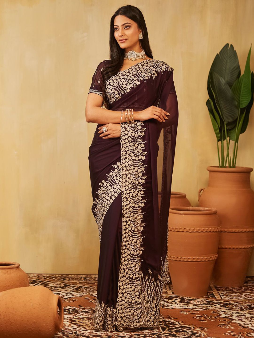 kasee Women Embroidered Saree-picture-43