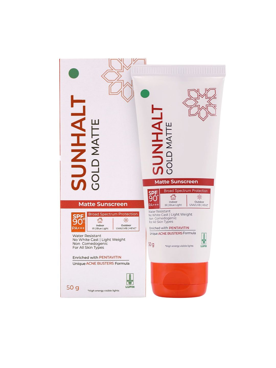Sunhalt Gold Matte Hydrating Sunscreen SPF 90 PA+++ - 50 g-picture-27