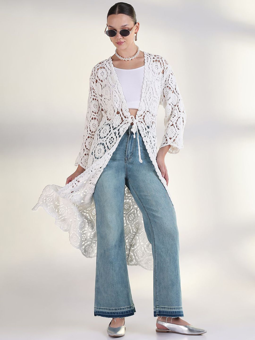 SHOWOFF Longline Tie-Up Shrug-image-38