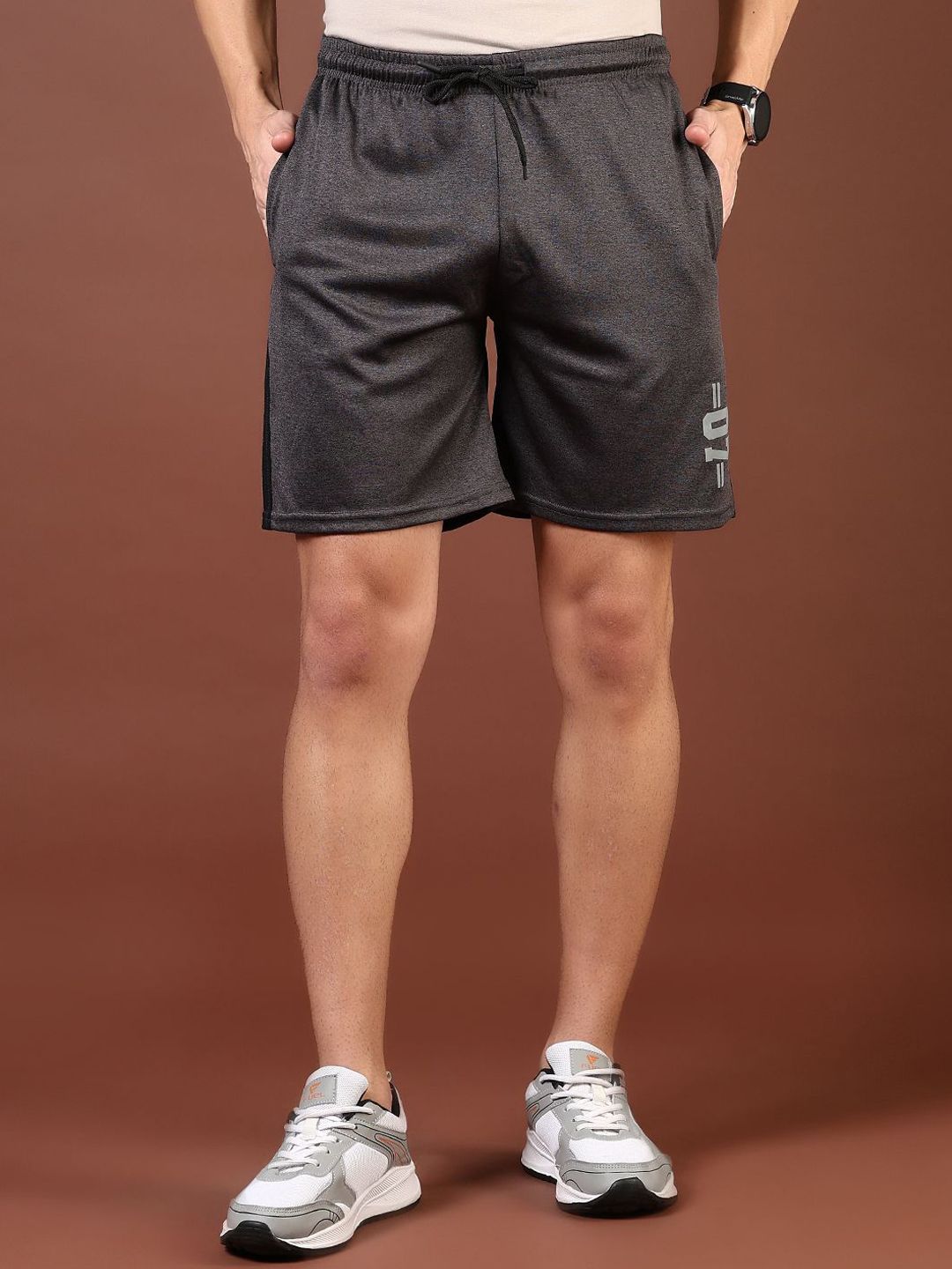 V-Mart Men Regular Fit Mid-Rise Sports Shorts-picture-13