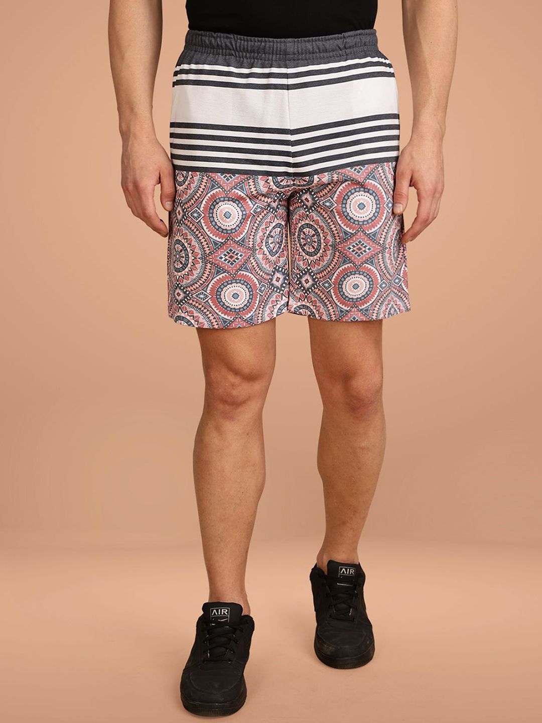 BULLMER Men Cotton Printed Shorts-picture-18