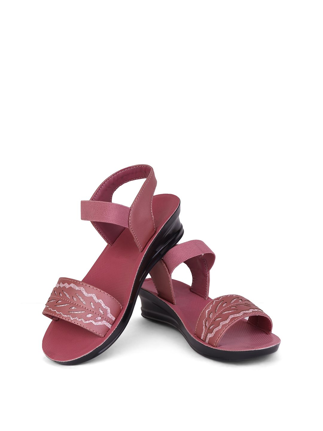 PENNEN Open Toe Wedge Heels-image-29