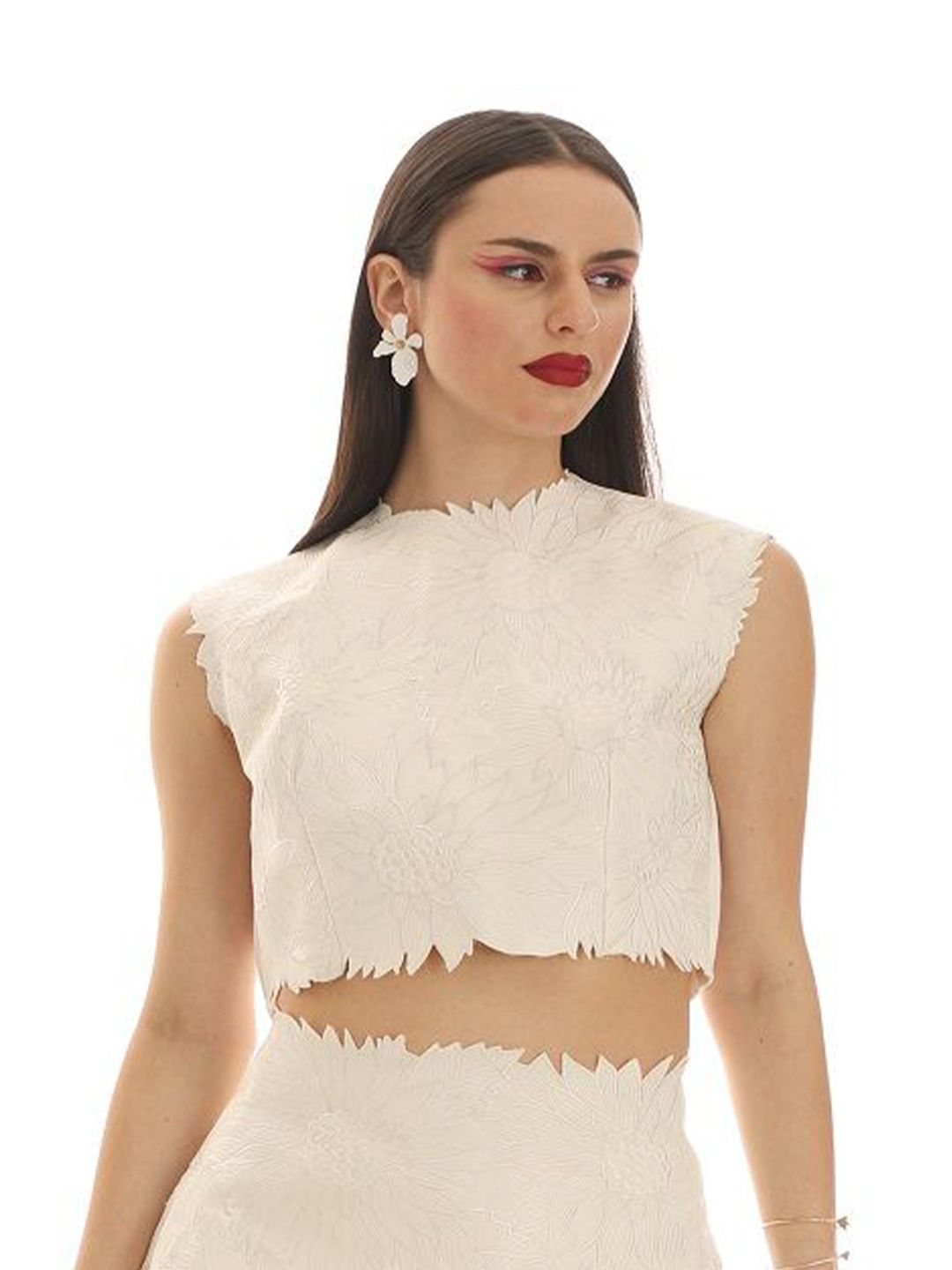 Parneet Gujral Women Crepe Crop Top-picture-46