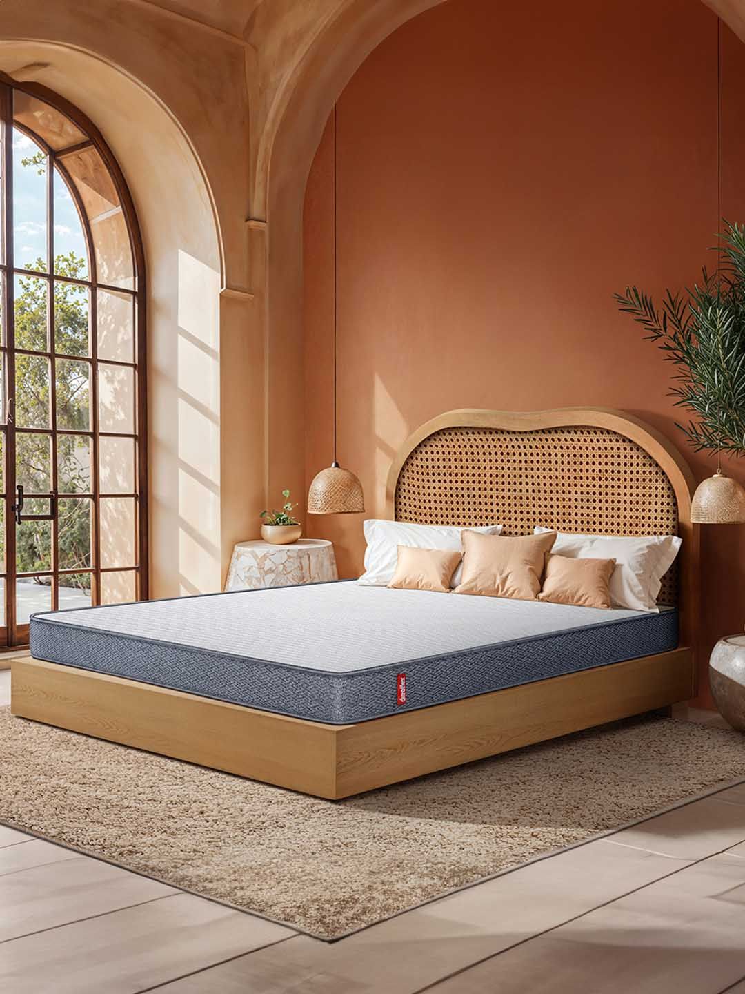 Duroflex LiveIn 2 In 1 Reversible Soft & Firm Sides Foam 5" Queen Mattress (75x60 Inch)