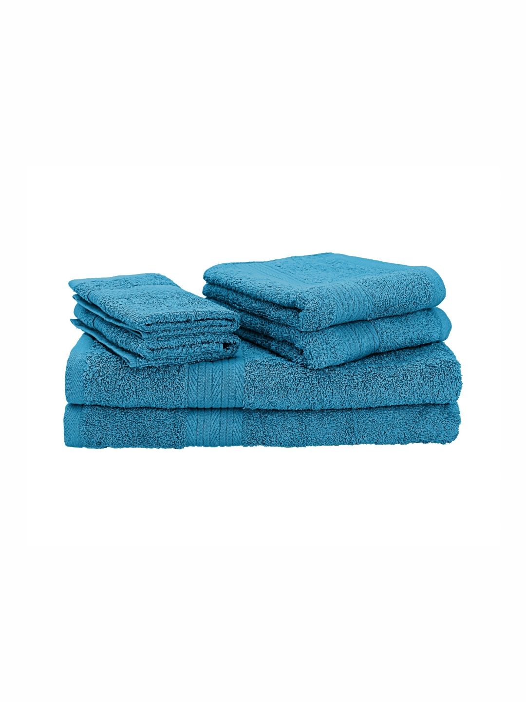 The Happy Pod Set of 6 500 GSM High Absorbent Towel Set- 2 Bath, 2 Face & 2 Hand Towel-picture-15