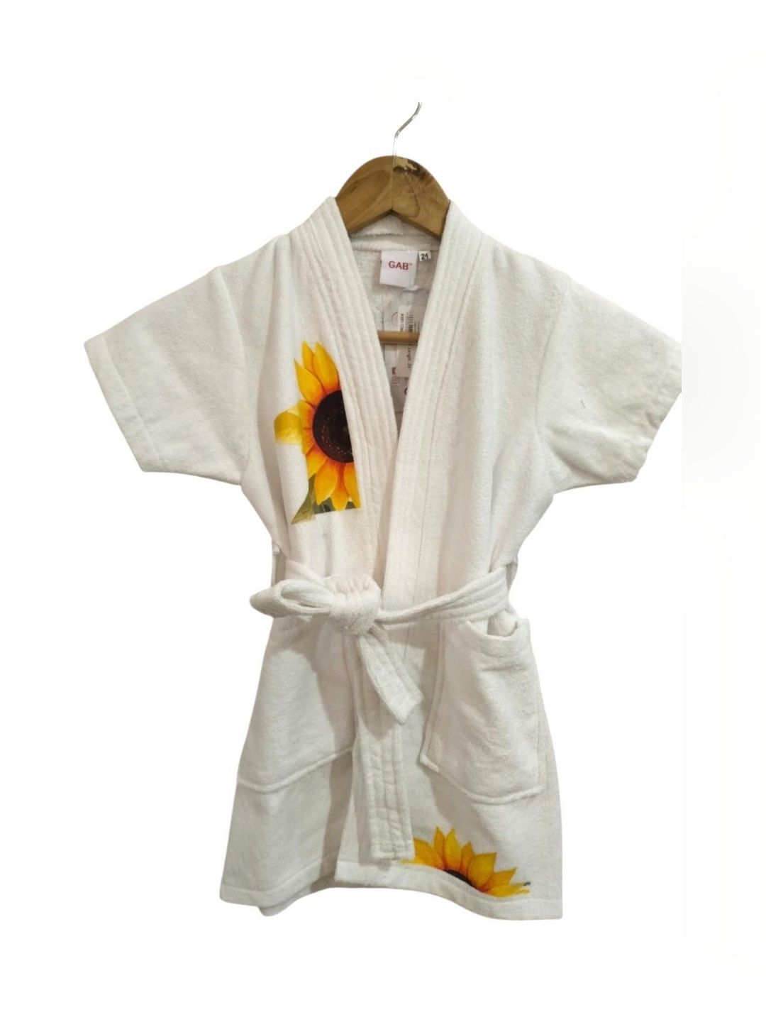 GAB Kids Printed Pure Cotton Bath Robe With Belt-picture-32