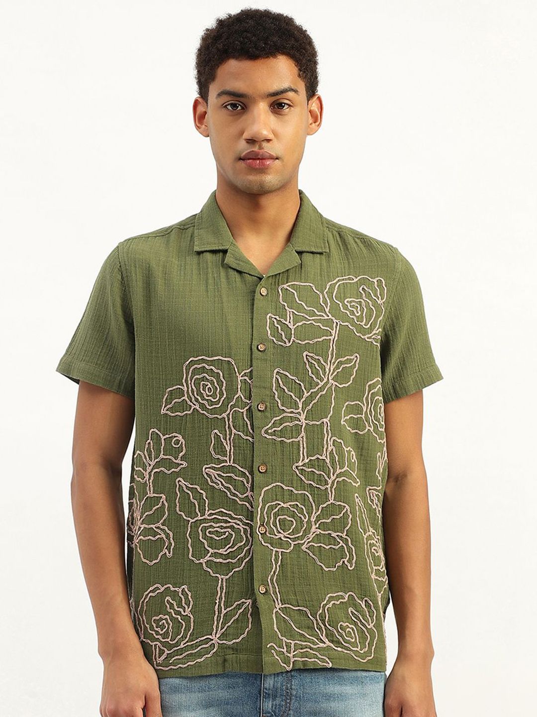 United Colors of Benetton Men Opaque Printed Casual Shirt-picture-29