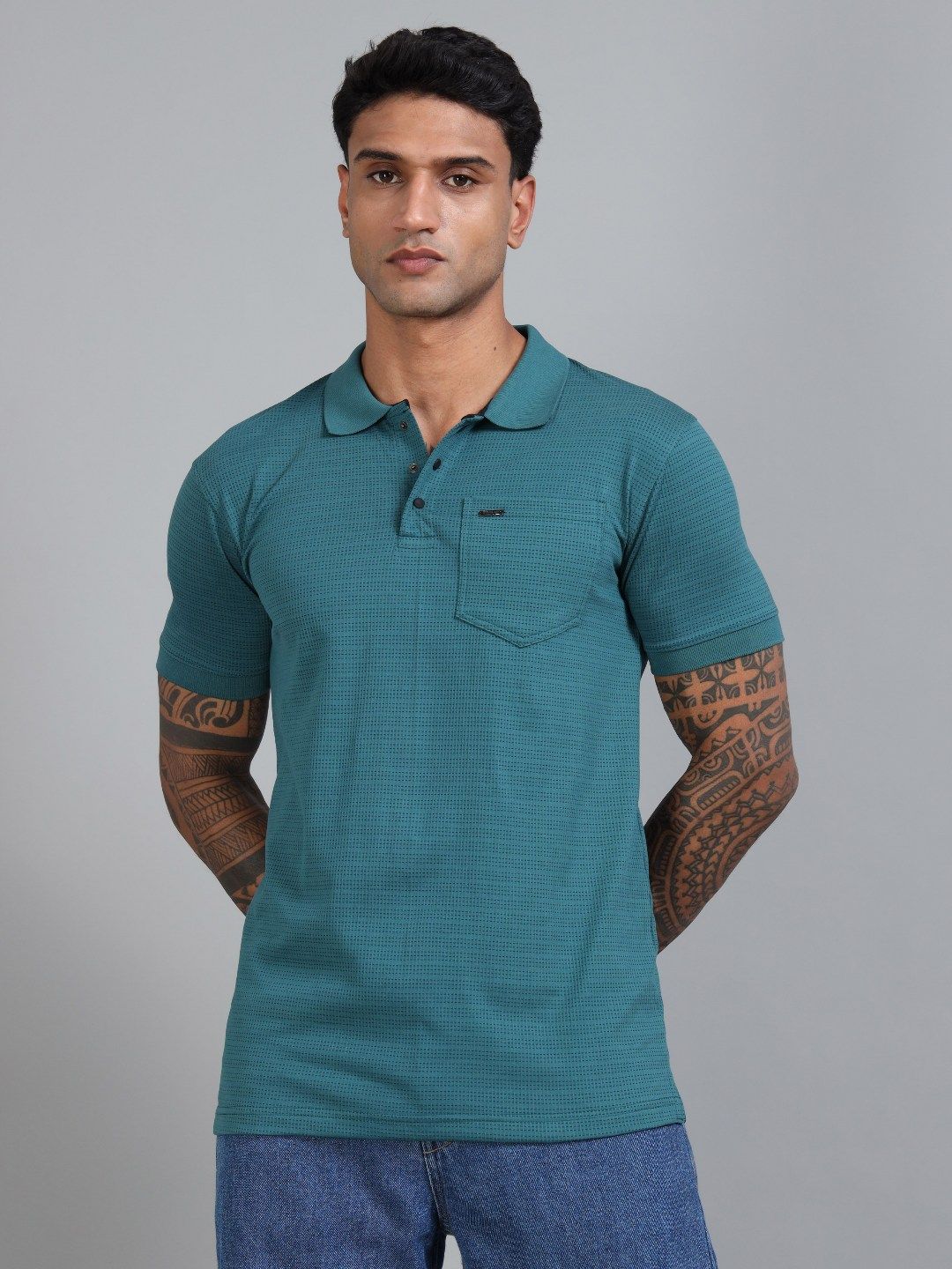 BLUE ARC Men Polo Collar T-shirt-picture-18