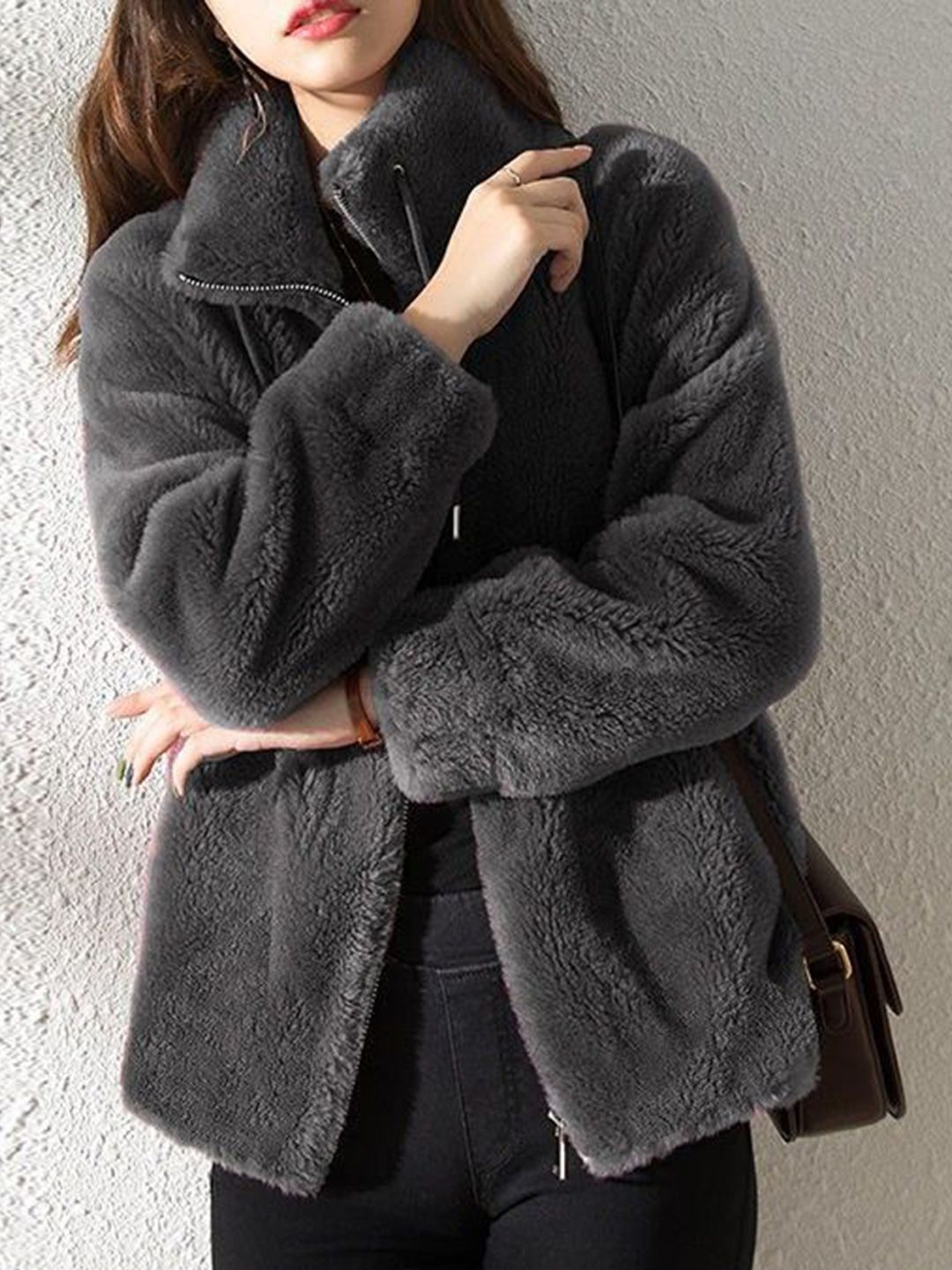 The Roadster Lifestyle Co Women Mock Collar Jackets