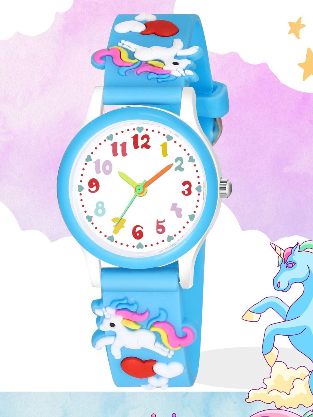 SWADESI STUFF Kids Dial & Straps Digital Automatic Watch UNI SKYBLUE 99-picture-27