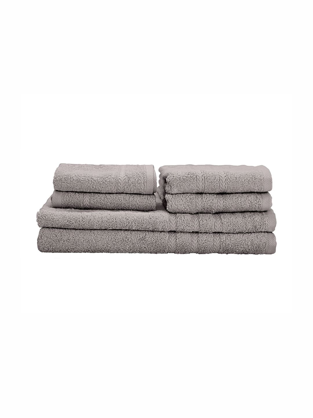 The Happy Pod 6Pcs 530 GSM High Absorbent Bamboo Towel Set with 2 Bath 2 Face 2 Hand Towel-picture-49