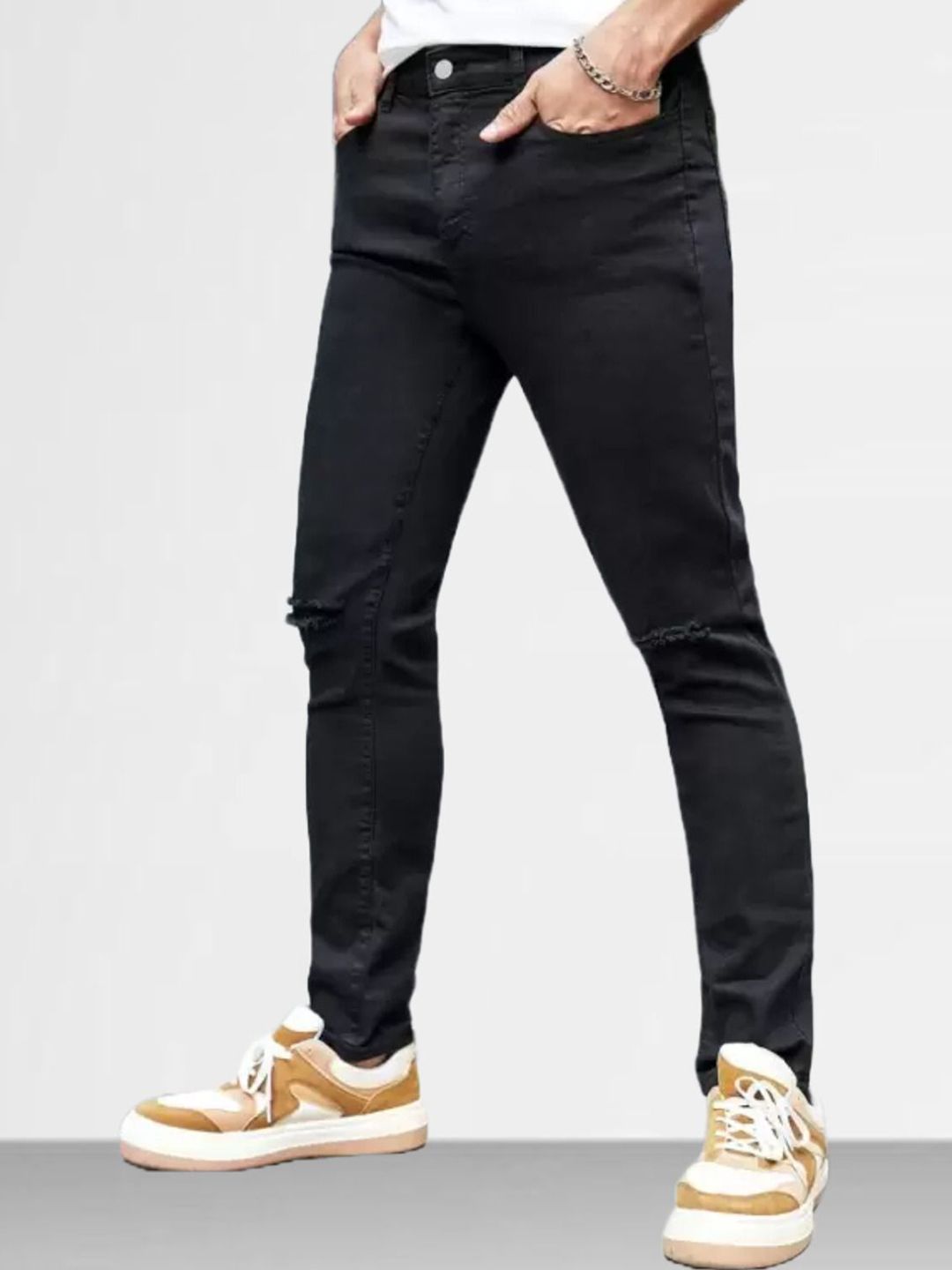 LINARIA Men Cotton Classic Slim Fit Jeans-picture-25