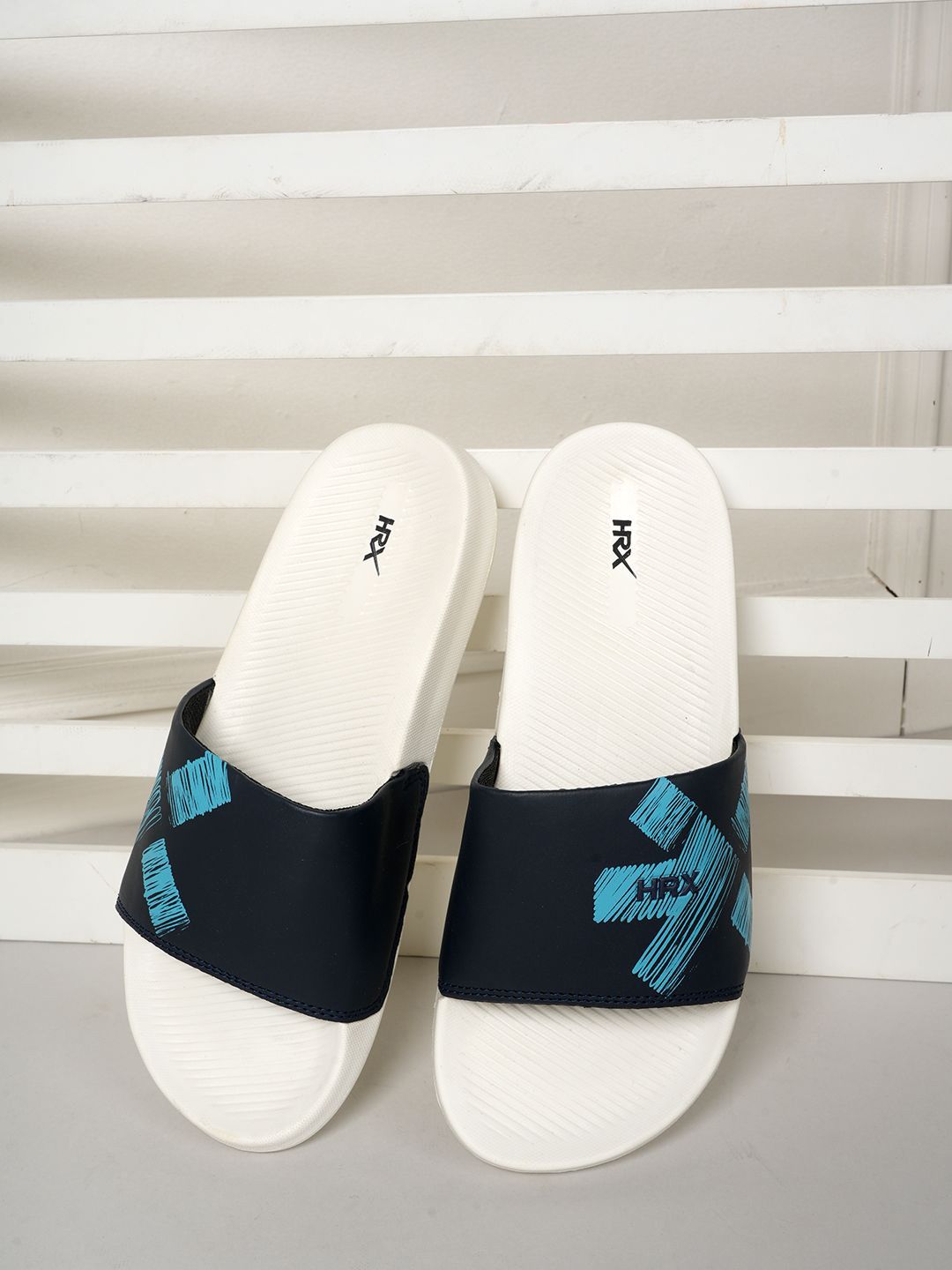 HRX by Hrithik Roshan Unisex Printed Sliders-picture-18