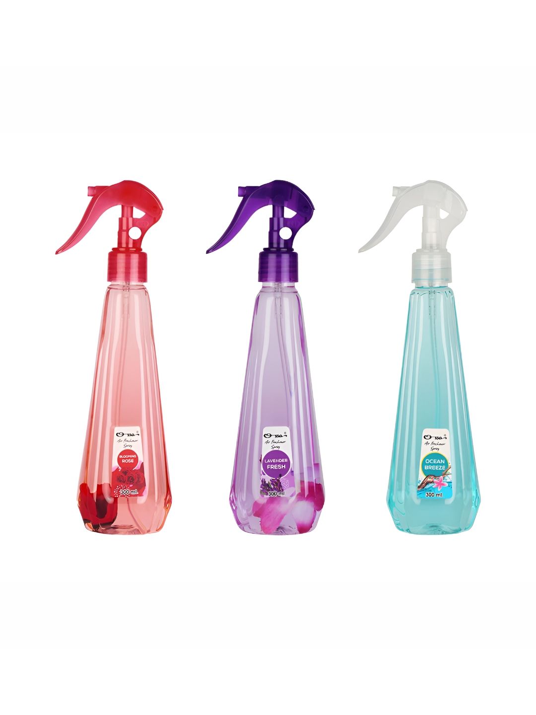 Ossa 3 Pieces Blooming Rose Lavender Fresh & Ocean Breeze Air Fresheners-image-2