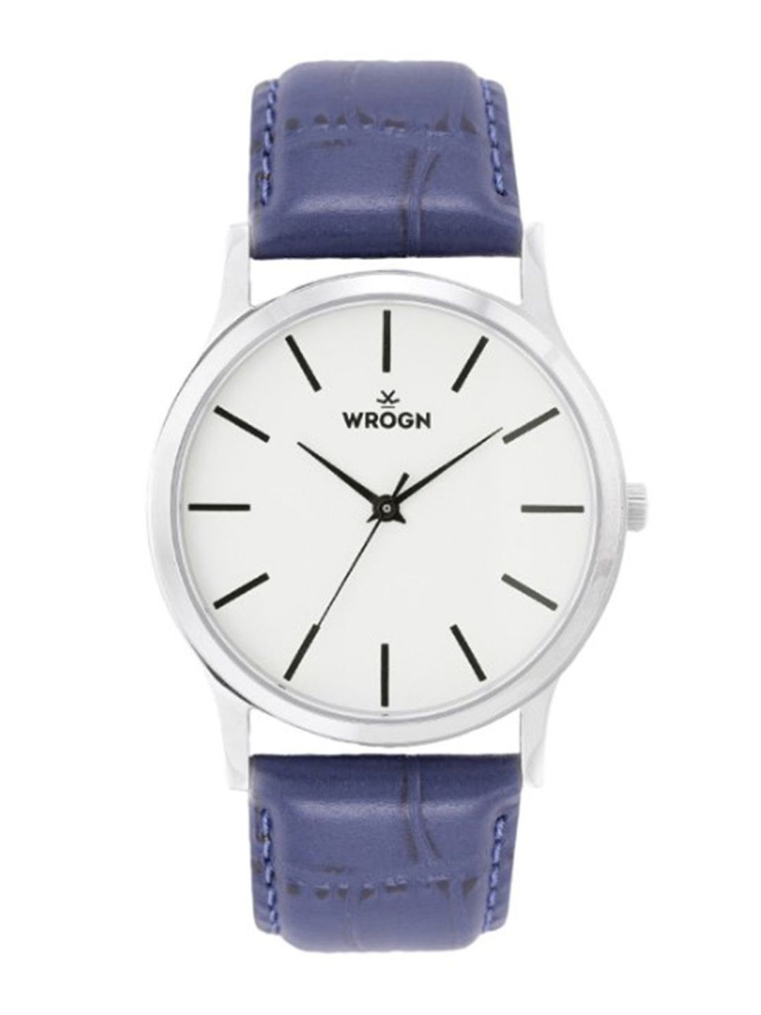 WROGN Men Dial & Leather Bracelet Style Straps Reset Time Analogue Watch WRNWJ25 Set-23-image-40