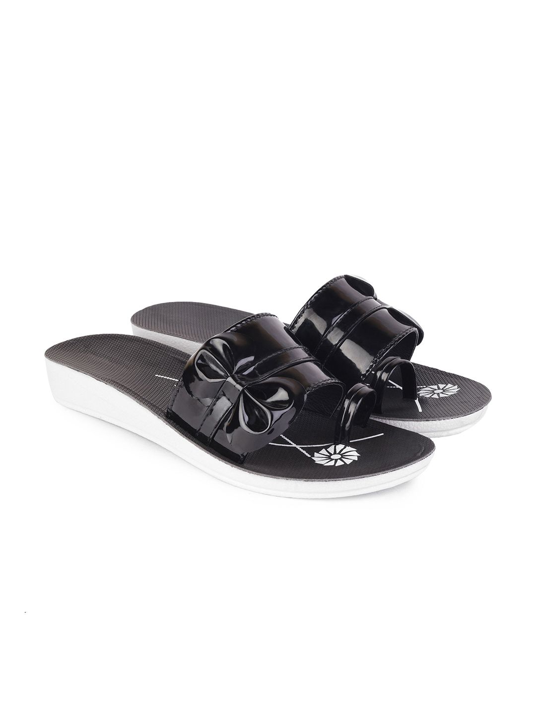 PENNEN Women Printed One Toe Flats-picture-55