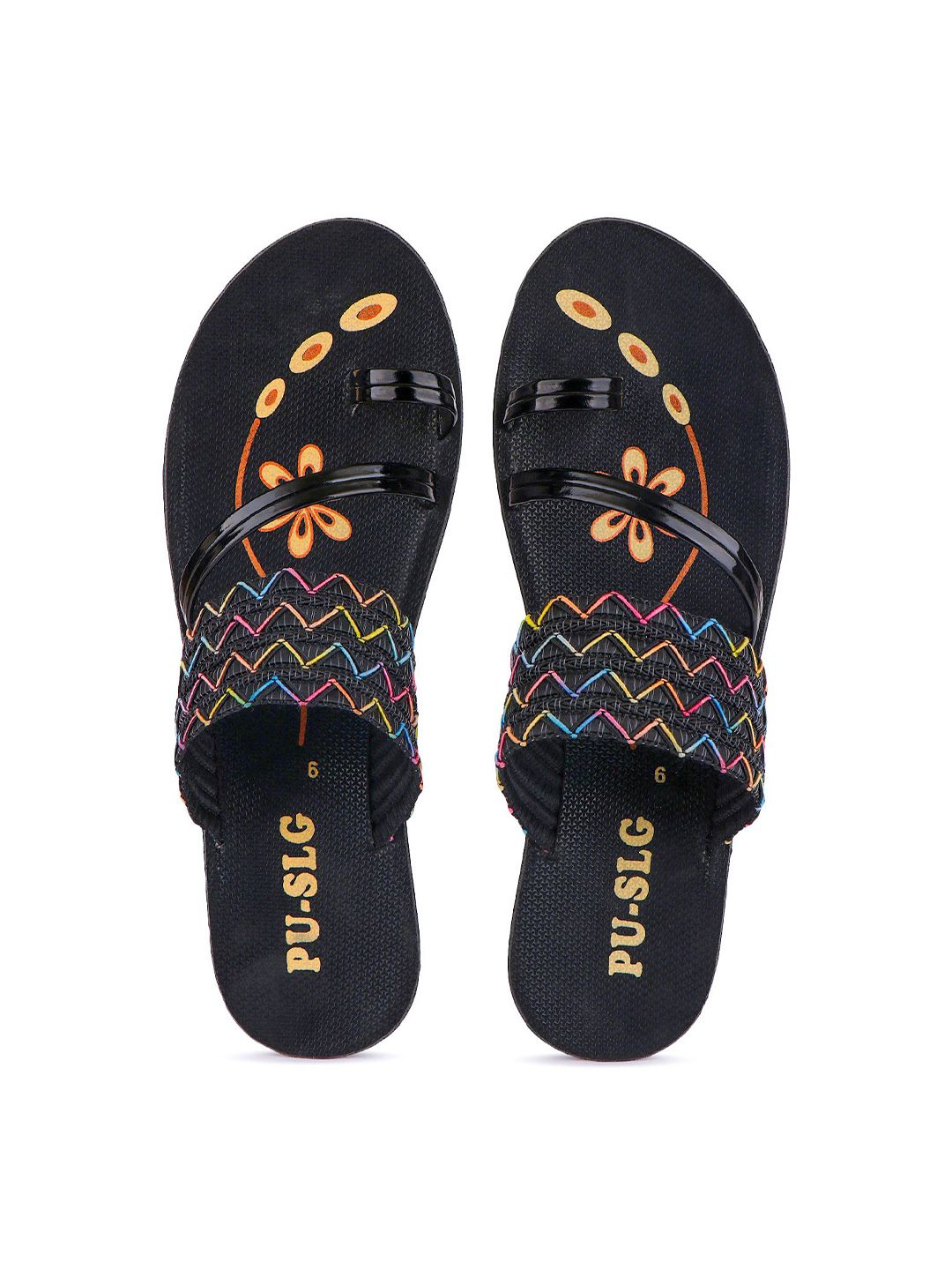 PENNEN Textured One Toe Flats-picture-13