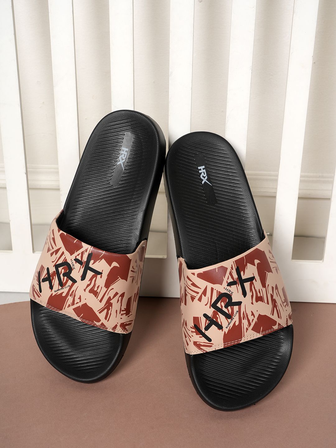 HRX by Hrithik Roshan Unisex Printed Sliders-picture-16