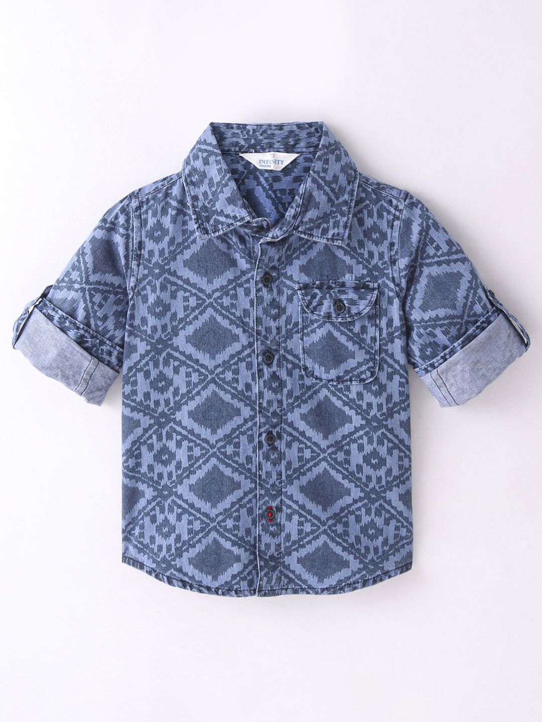 Infinity Boys Opaque Printed Casual Shirt-picture-16