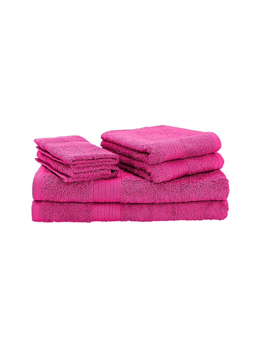 The Happy Pod Set of 6 500 GSM High Absorbent Towel Set- 2 Bath, 2 Face & 2 Hand Towel-picture-29