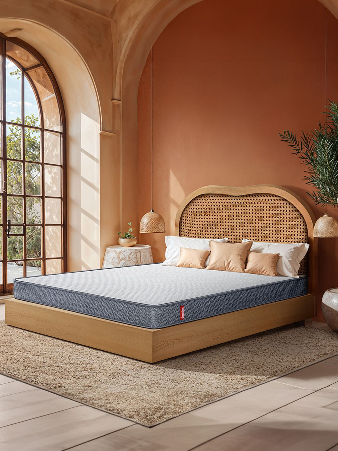 Duroflex LiveIn 2 In 1 Reversible Soft & Firm Sides Foam 5" Queen Mattress (78x60 Inch)