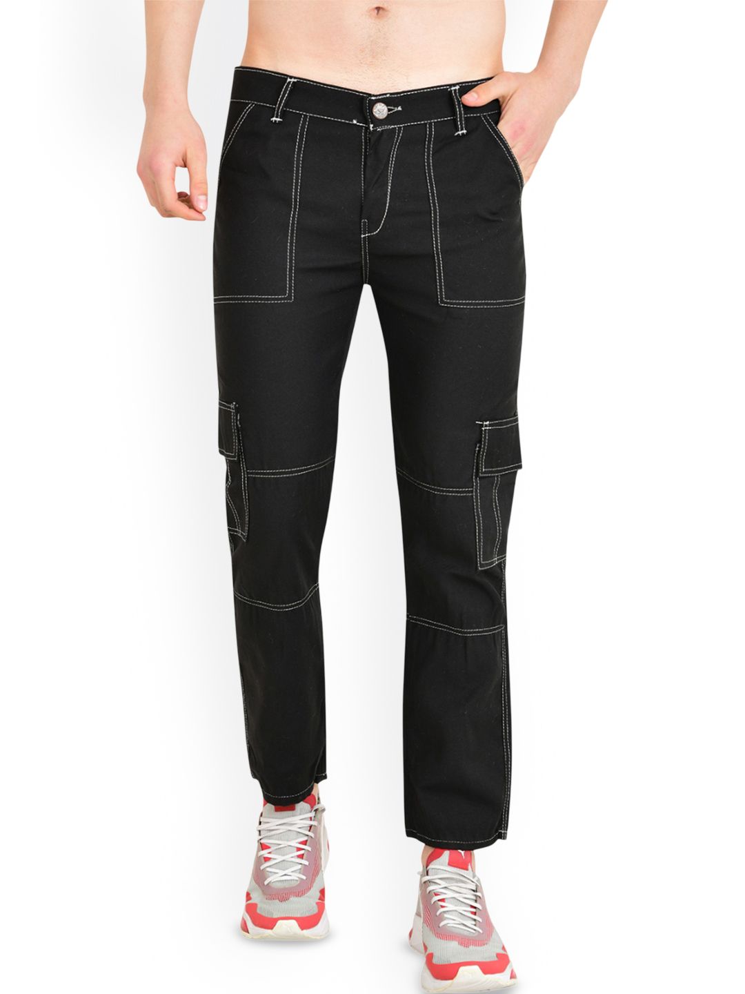 LINARIA Men Classic Slim Fit Mid-Rise Cotton Jeans-picture-31