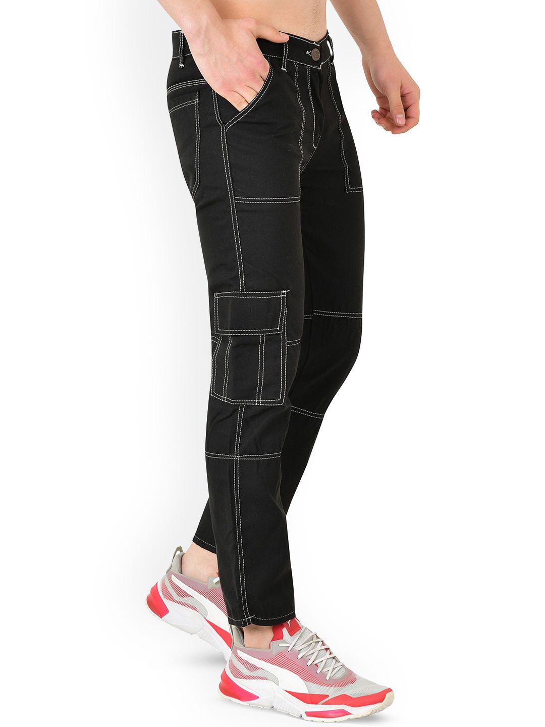 LINARIA Men Classic Slim Fit Mid-Rise Cotton Jeans-picture-30