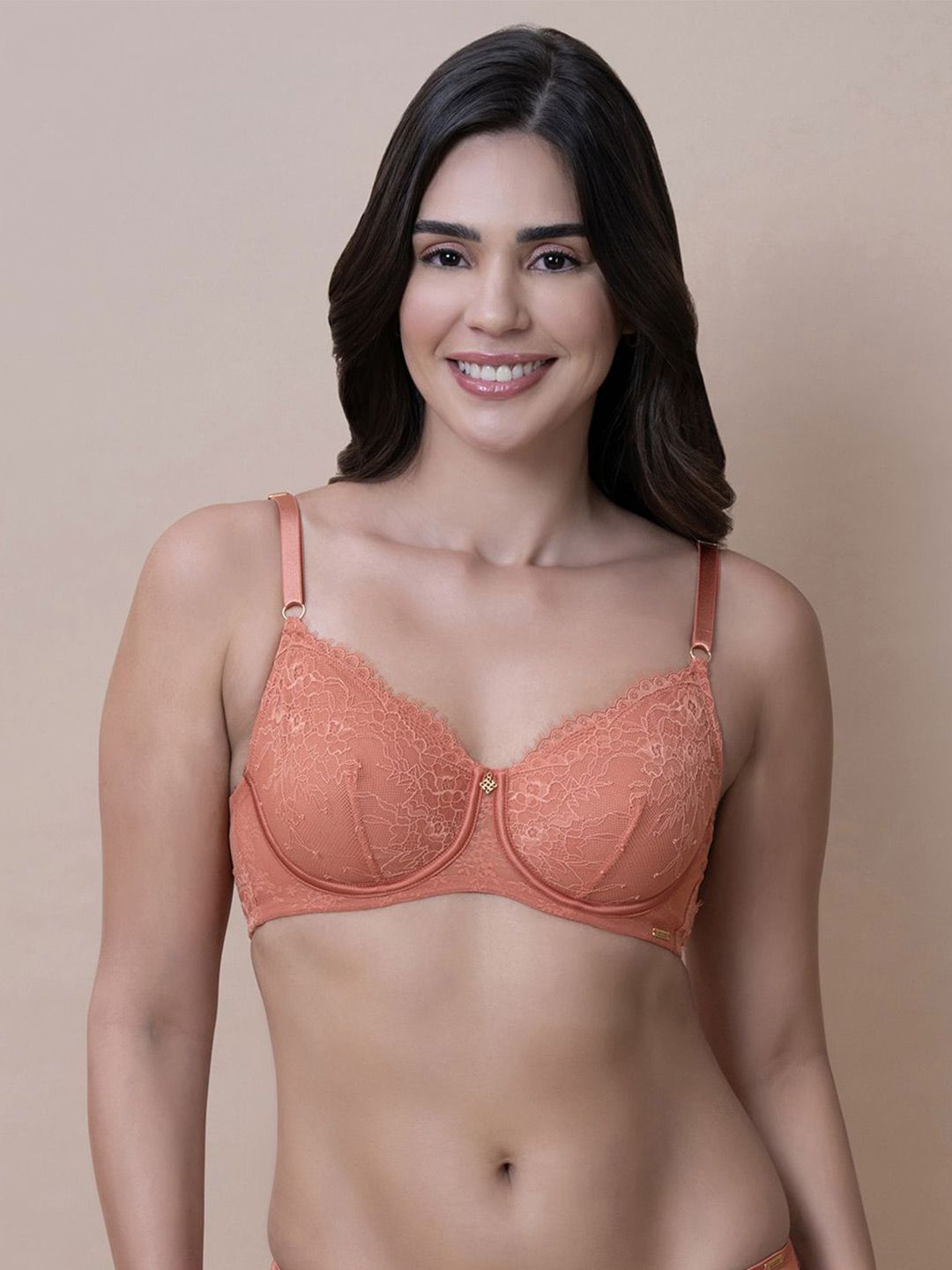 Amante Floral Bra Full Coverage Underwired-image-45