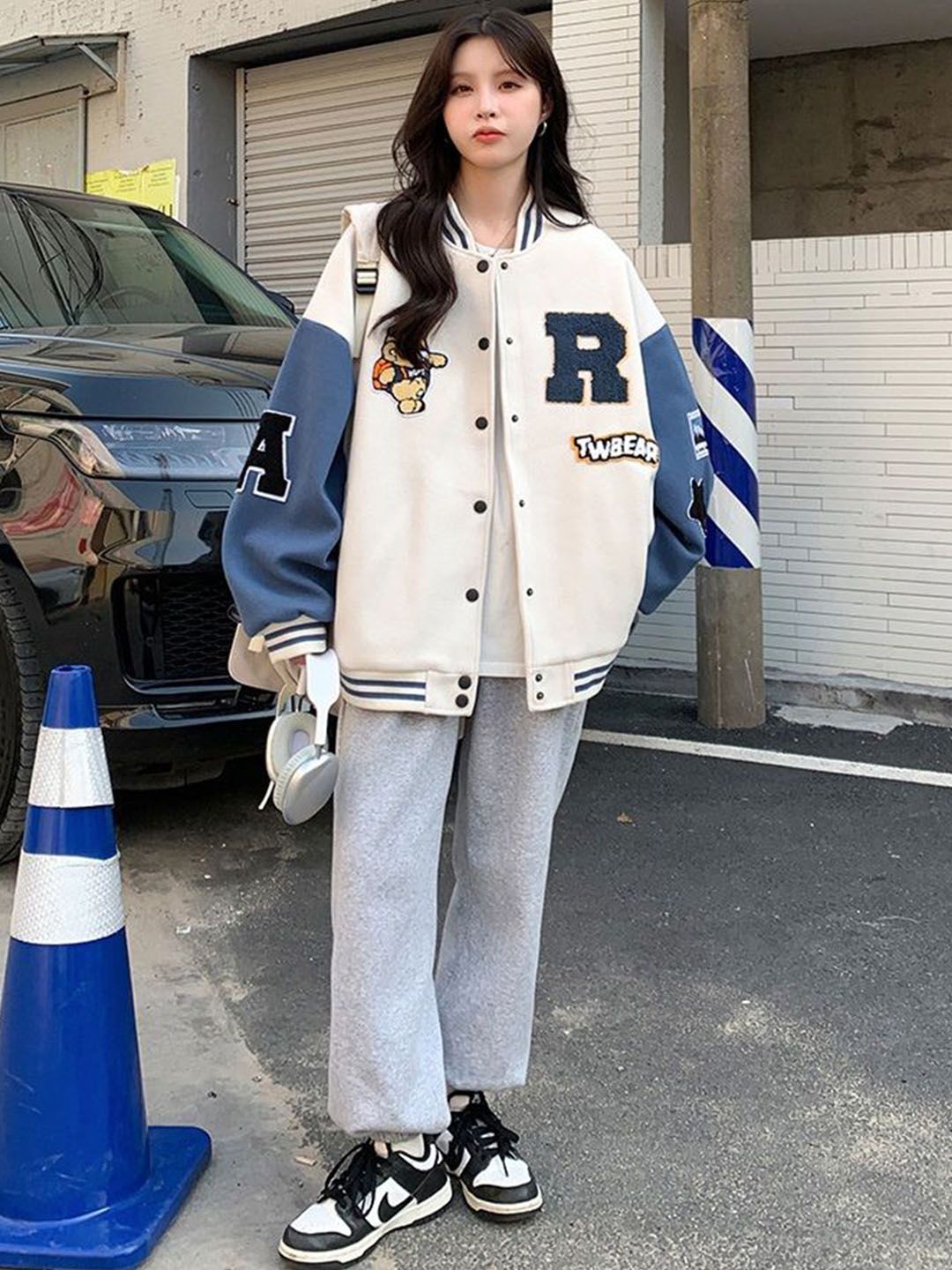 The Roadster Lifestyle Co Printed Mock Collar Jacket