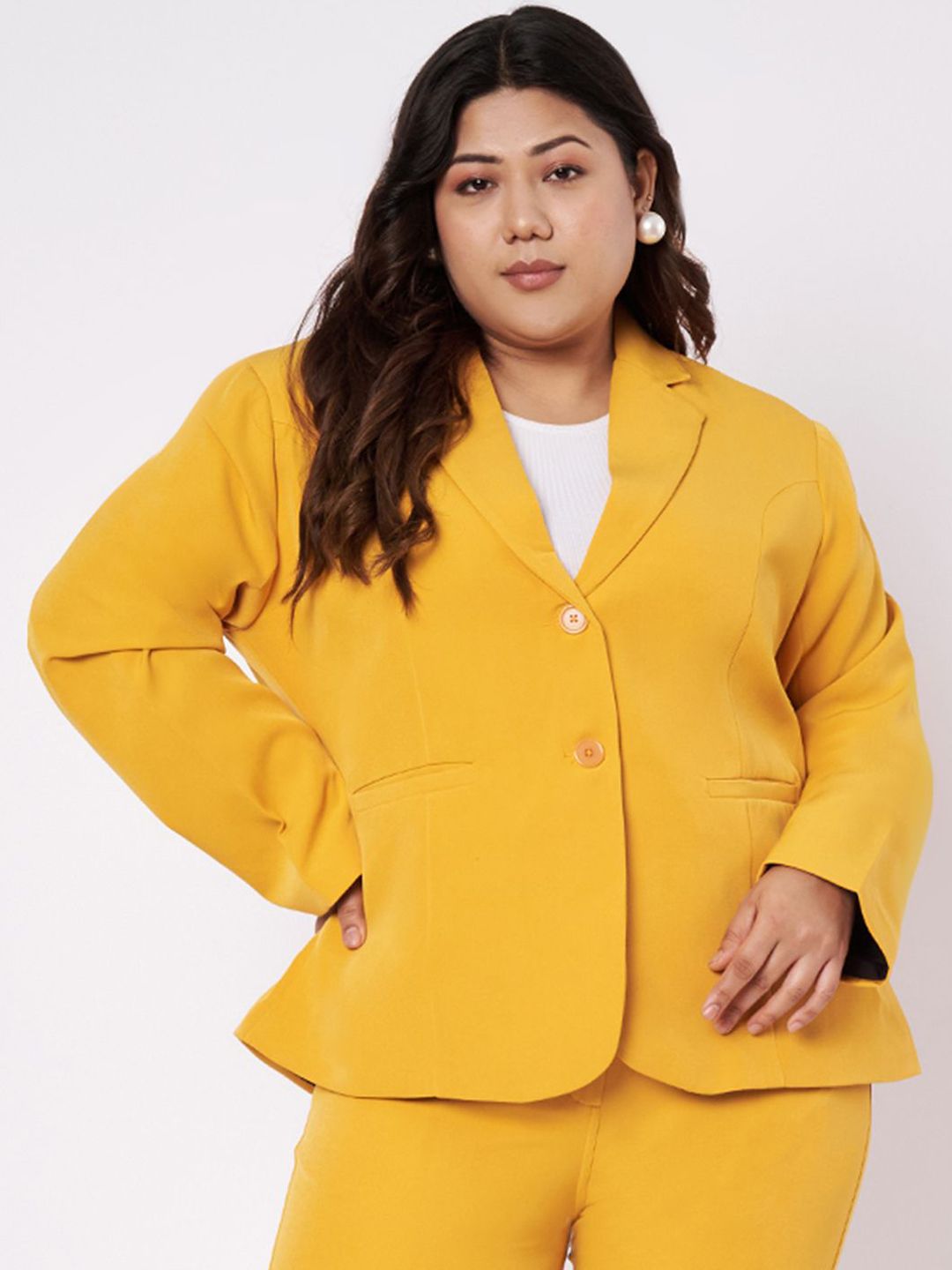 BRINNS Notched Lapel Single Breasted Blazer-picture-11