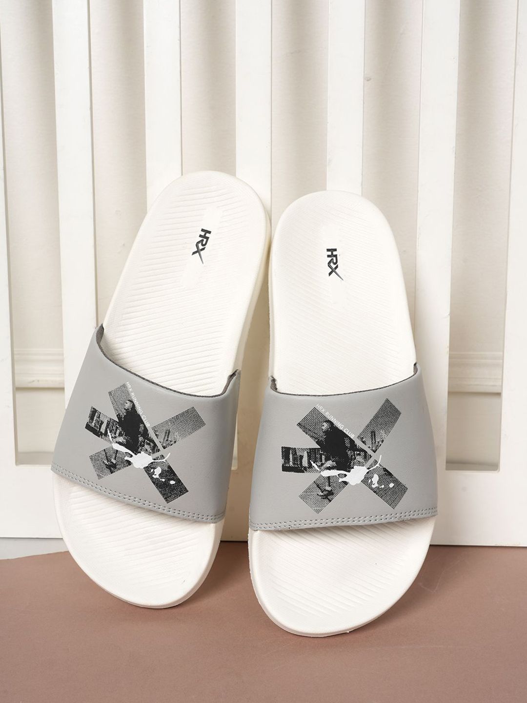 HRX by Hrithik Roshan Unisex Printed Sliders-picture-48