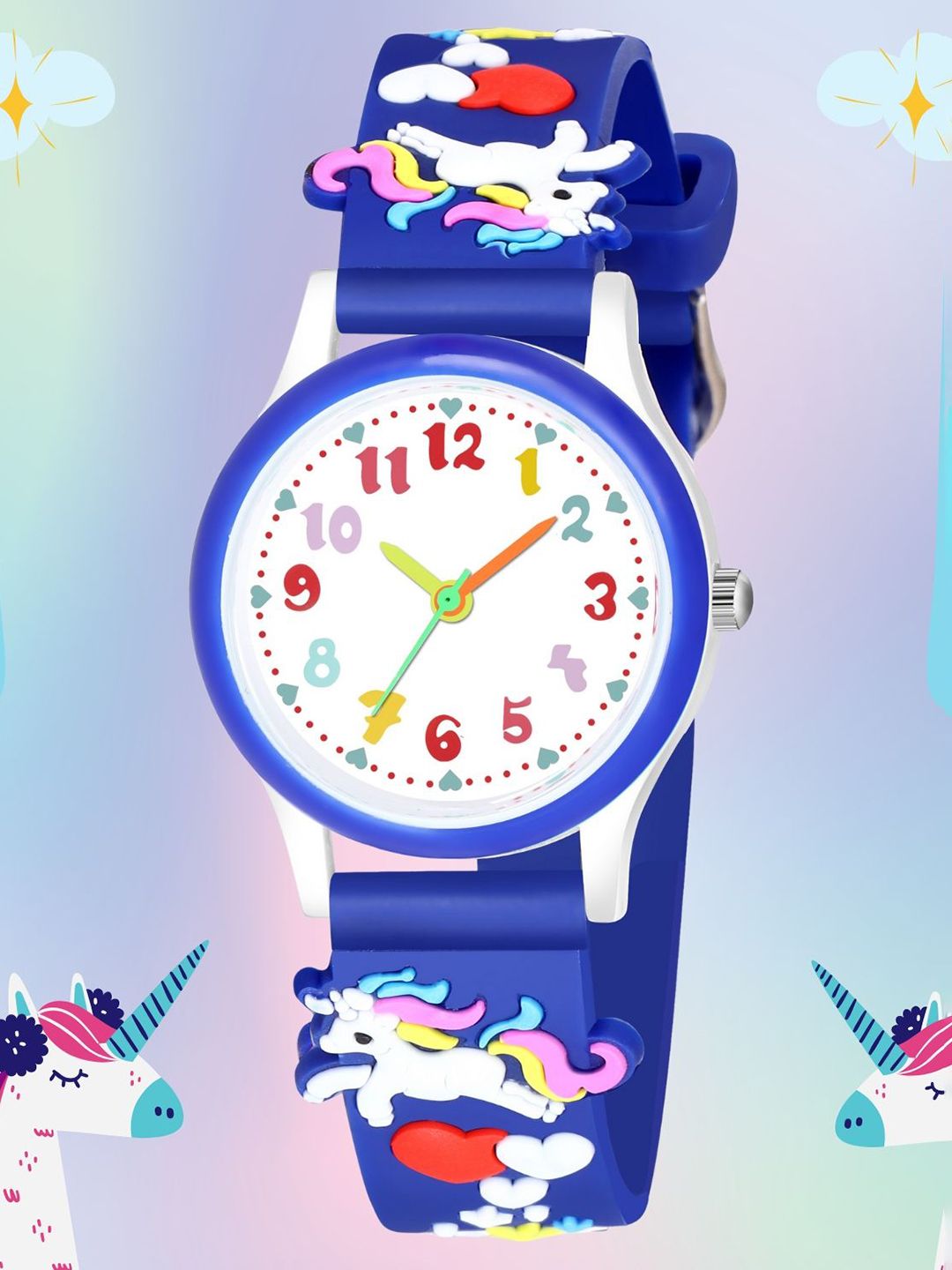 SWADESI STUFF Kids Dial & Straps Automatic Analogue Watch UNI BLUE 99-picture-26
