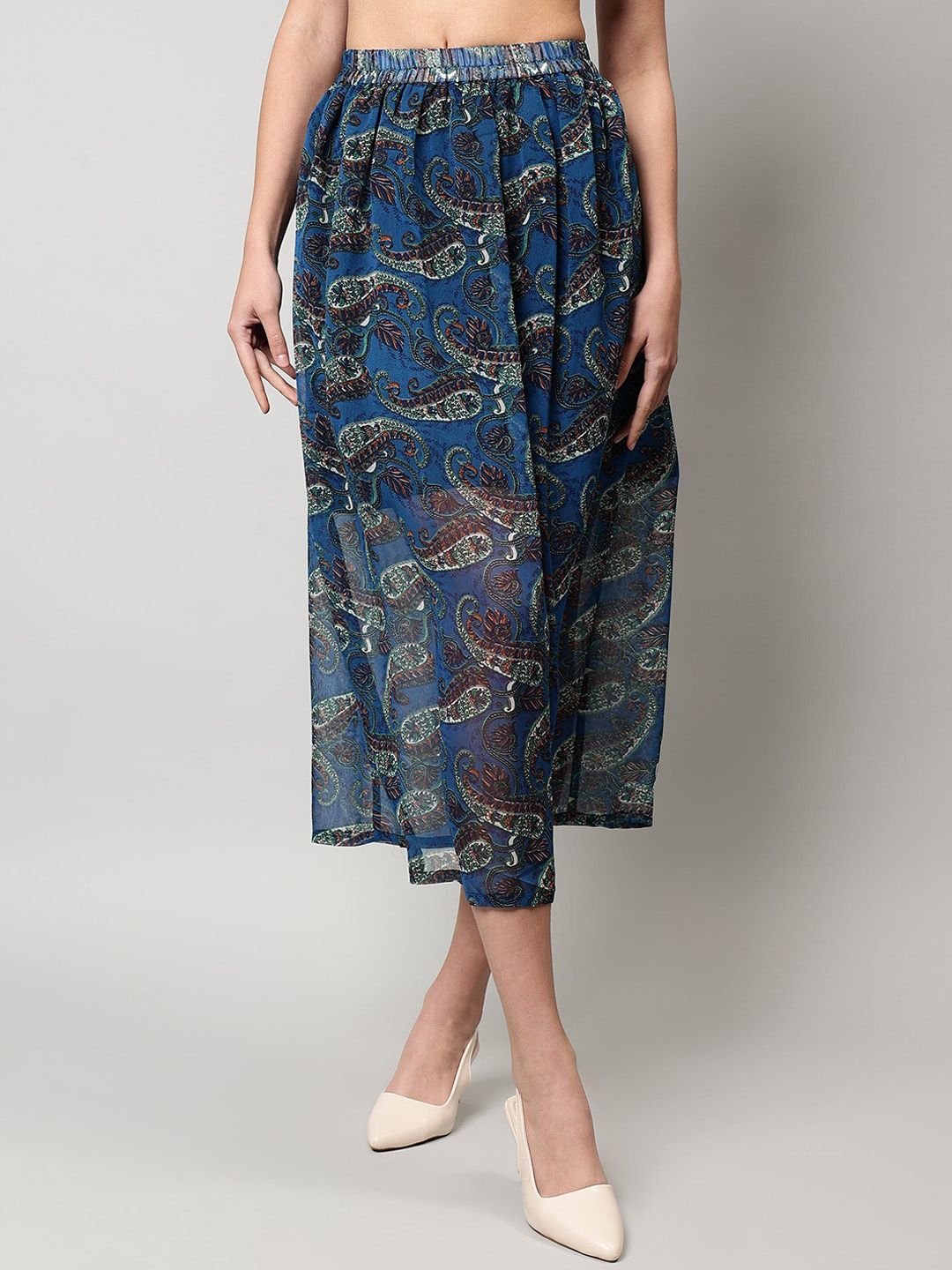 Cot'N Soft Printed A Line Maxi Skirt-picture-58