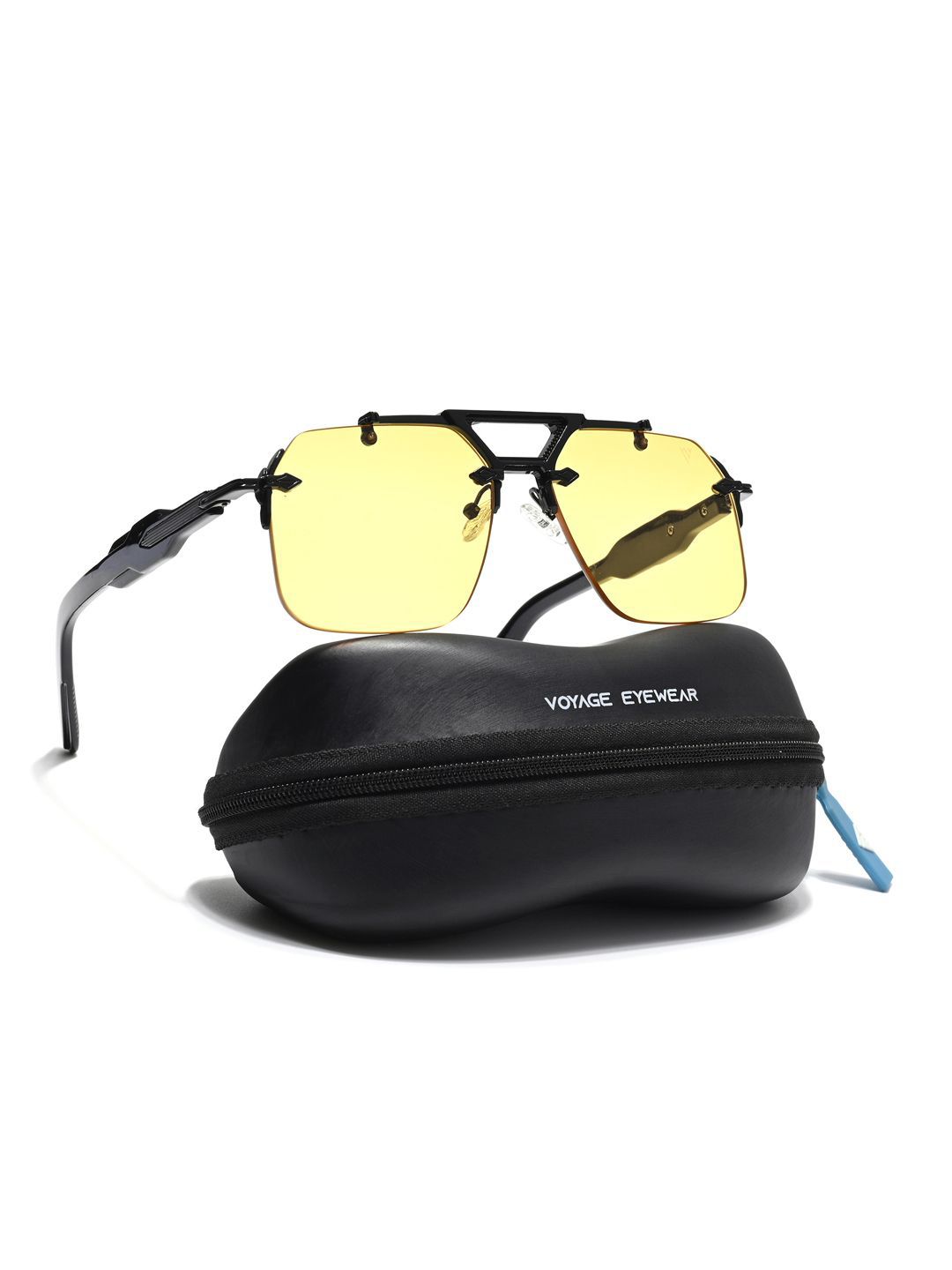 Voyage Unisex Aviator UV Protected Sunglasses Lens 98212MG5877-image-13