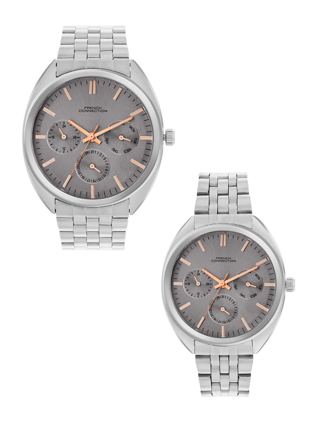 French Connection Analogue Multi Function Couple Watches FCN0113SM-picture-13