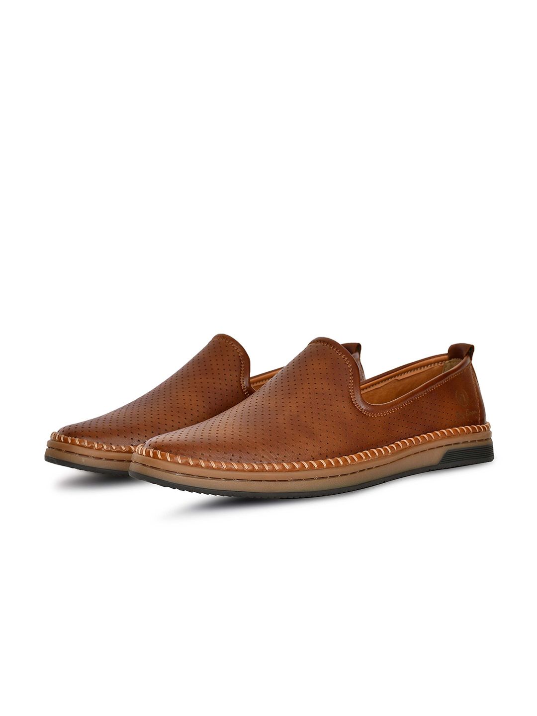 Big Boon Men Textured Loafers-picture-17