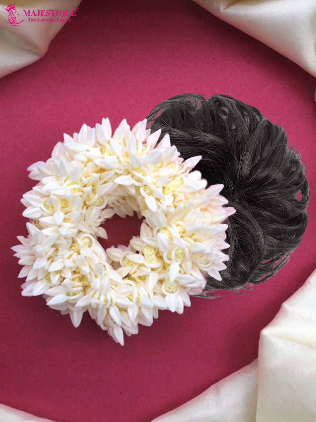 MAJESTIQUE Women Set of 2 Ponytail Holders-picture-15