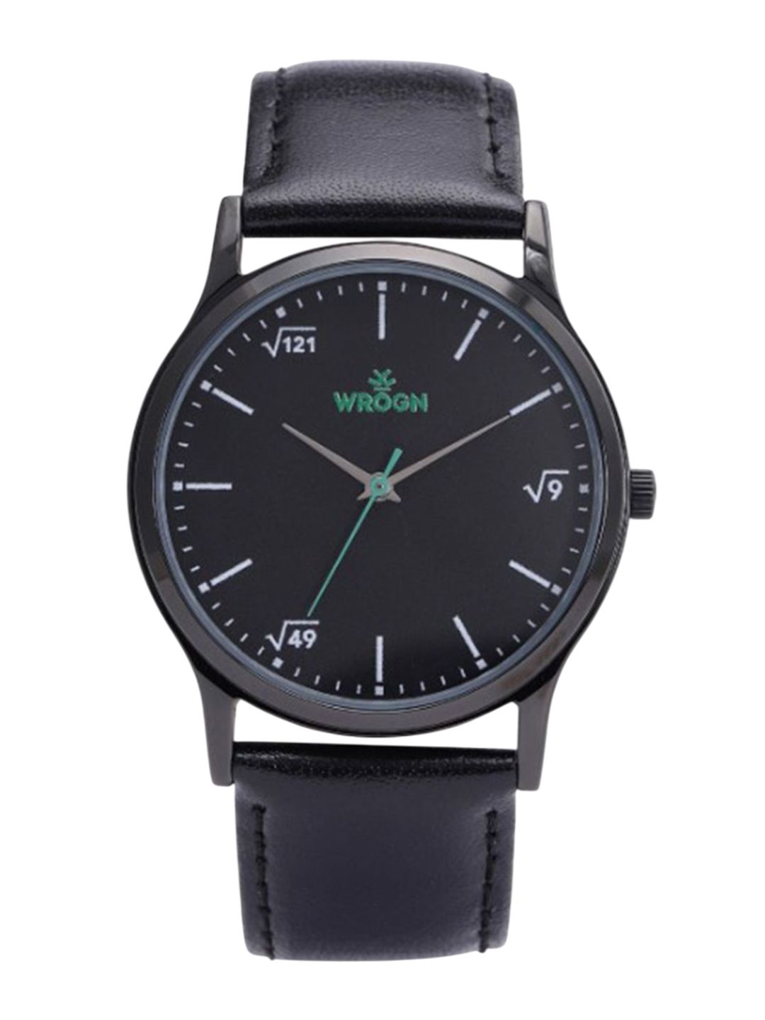 WROGN Men Dial & Leather Bracelet Style Straps Analogue Watch WRNWJ25 Set-45-picture-42