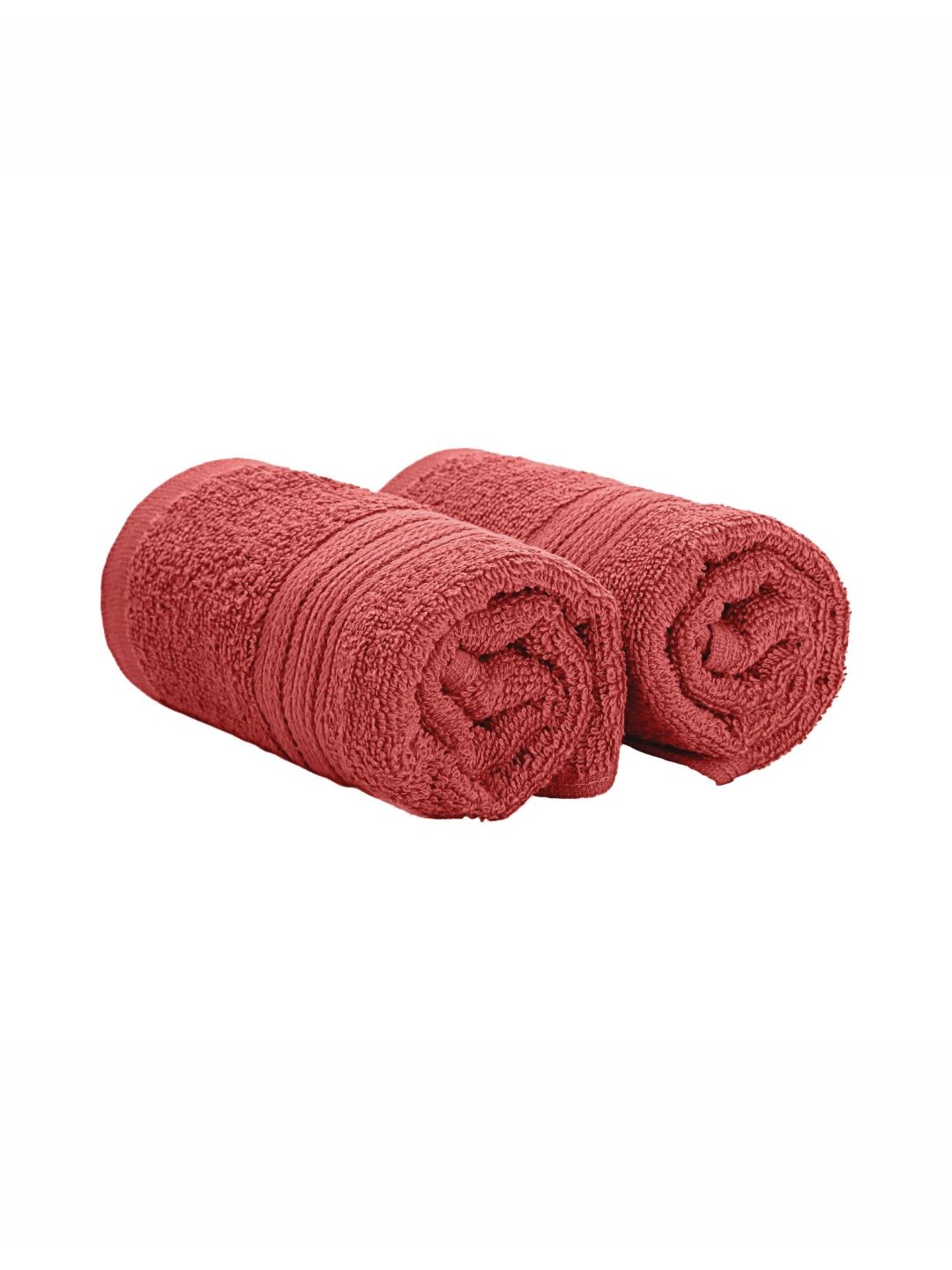 The Happy Pod 2 Piece Coral 380 GSM High Absorbent 100% Cotton Hand Towels-picture-16