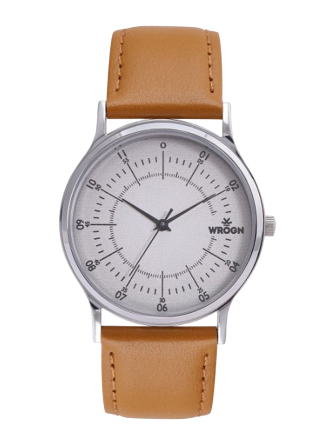 WROGN Men Dial & Leather Bracelet Style Straps Analogue Watch WRNWJ25 Set-37-picture-30
