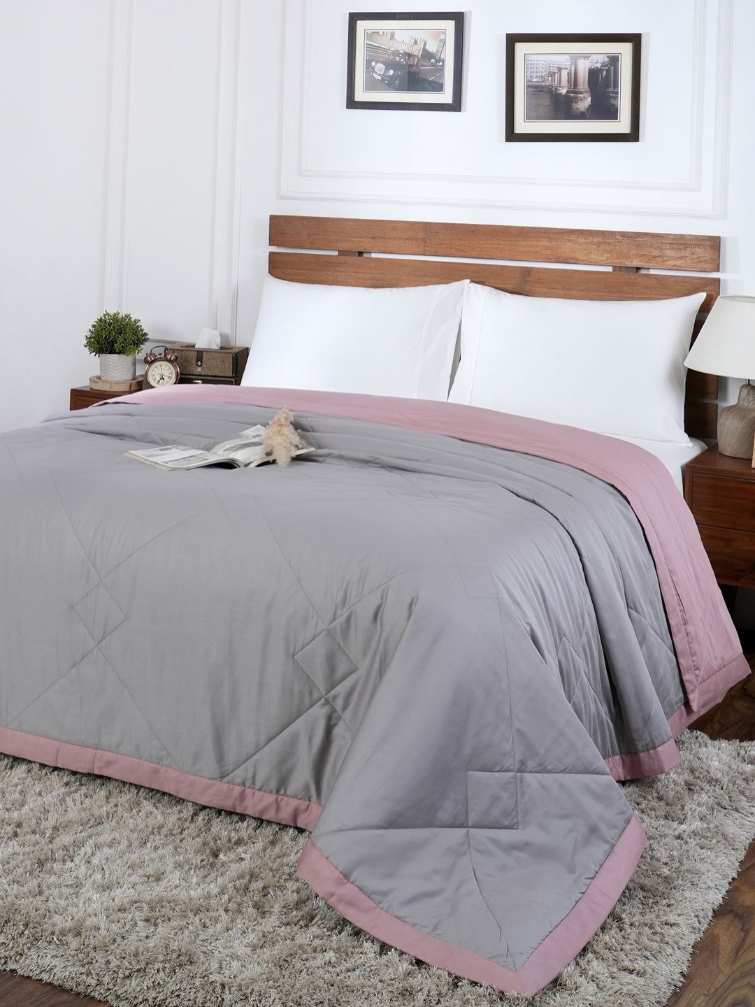 MASPAR Summer AC Room 120 GSM Single Bed Reversible Quilt & Comforter-image-28