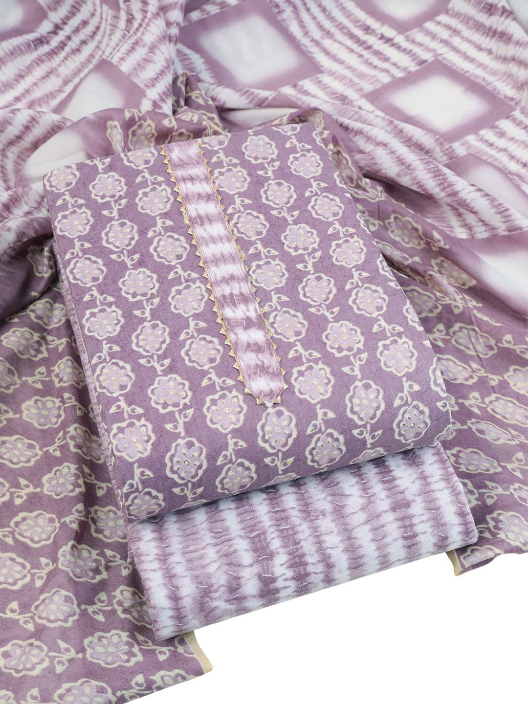 Sun Fashion And Lifestyle Printed Unstitched Dress Material-image-5