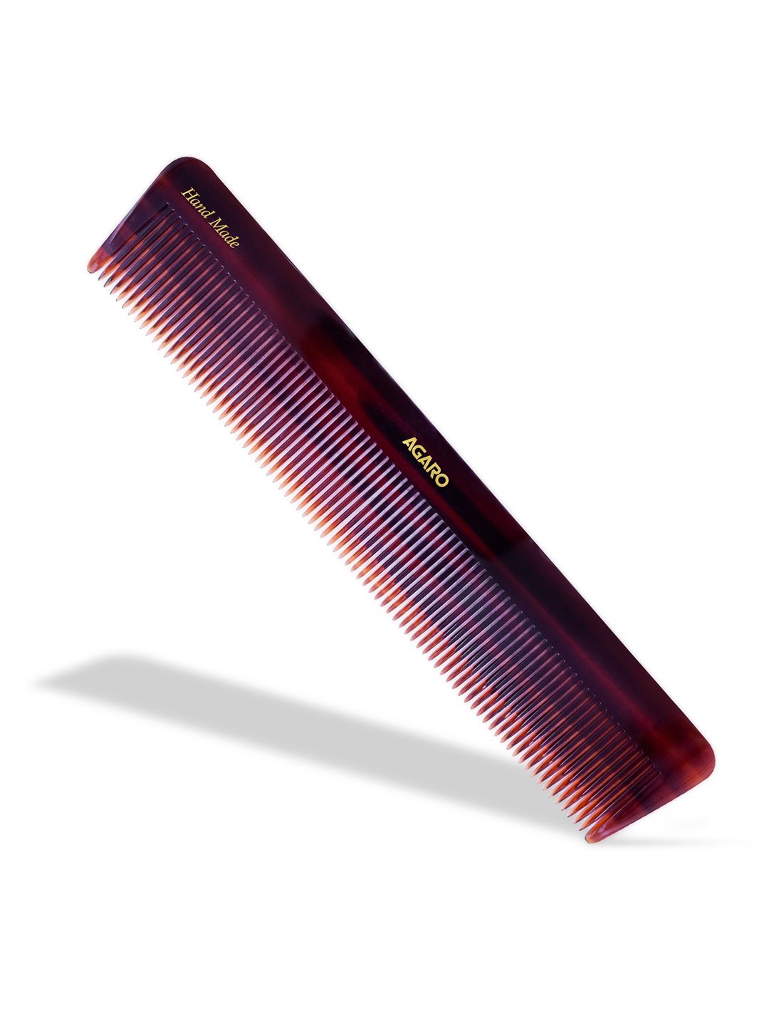 Agaro Hand Made Fine Tooth Dressing Comb - Brown-picture-15