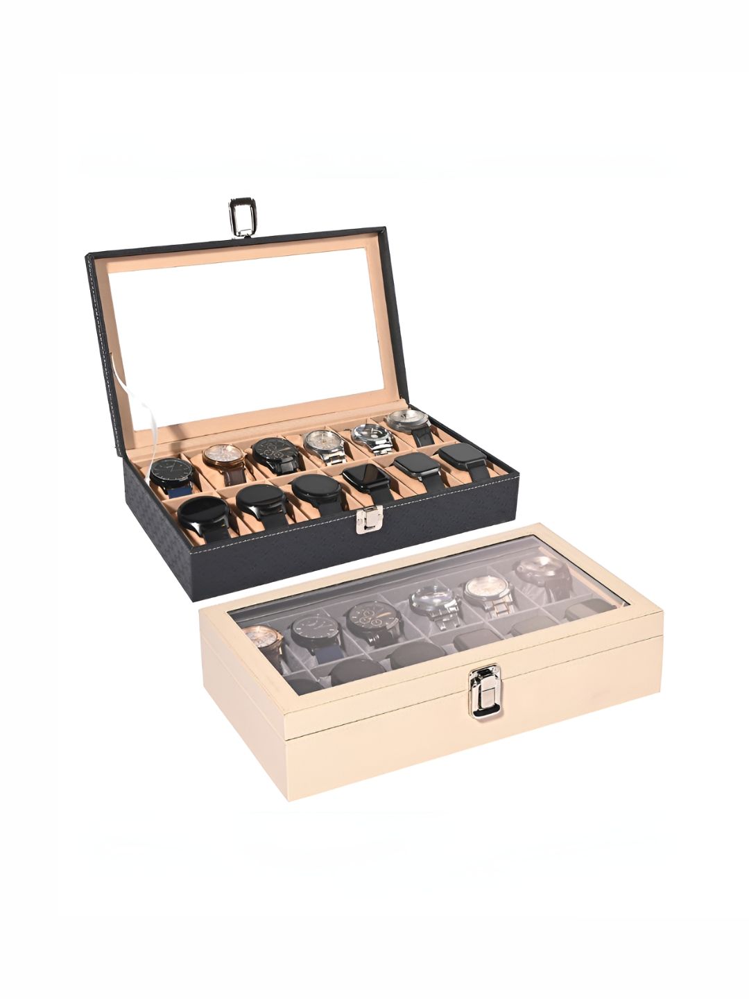 Aura Gold-Toned Set of 2 Regular Jewellery Organiser Organisers-picture-50