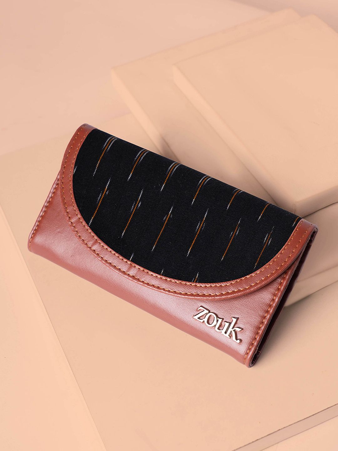 ZOUK Women Printed Ikat GreRe Kyra Flap Wallet-picture-31