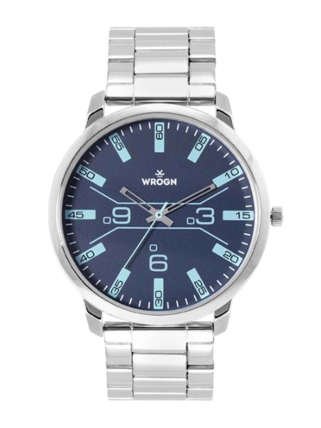 WROGN Men Printed Dial & Bracelet Style Straps Analogue Watch WRNWJ25 Set-34-picture-24