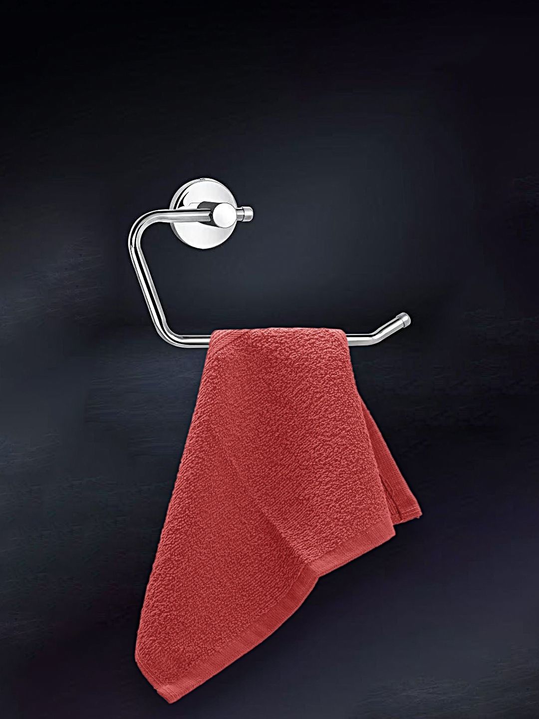 The Happy Pod 4 Piece Coral 380 GSM High Absorbent 100% Cotton Face Towels-image-49