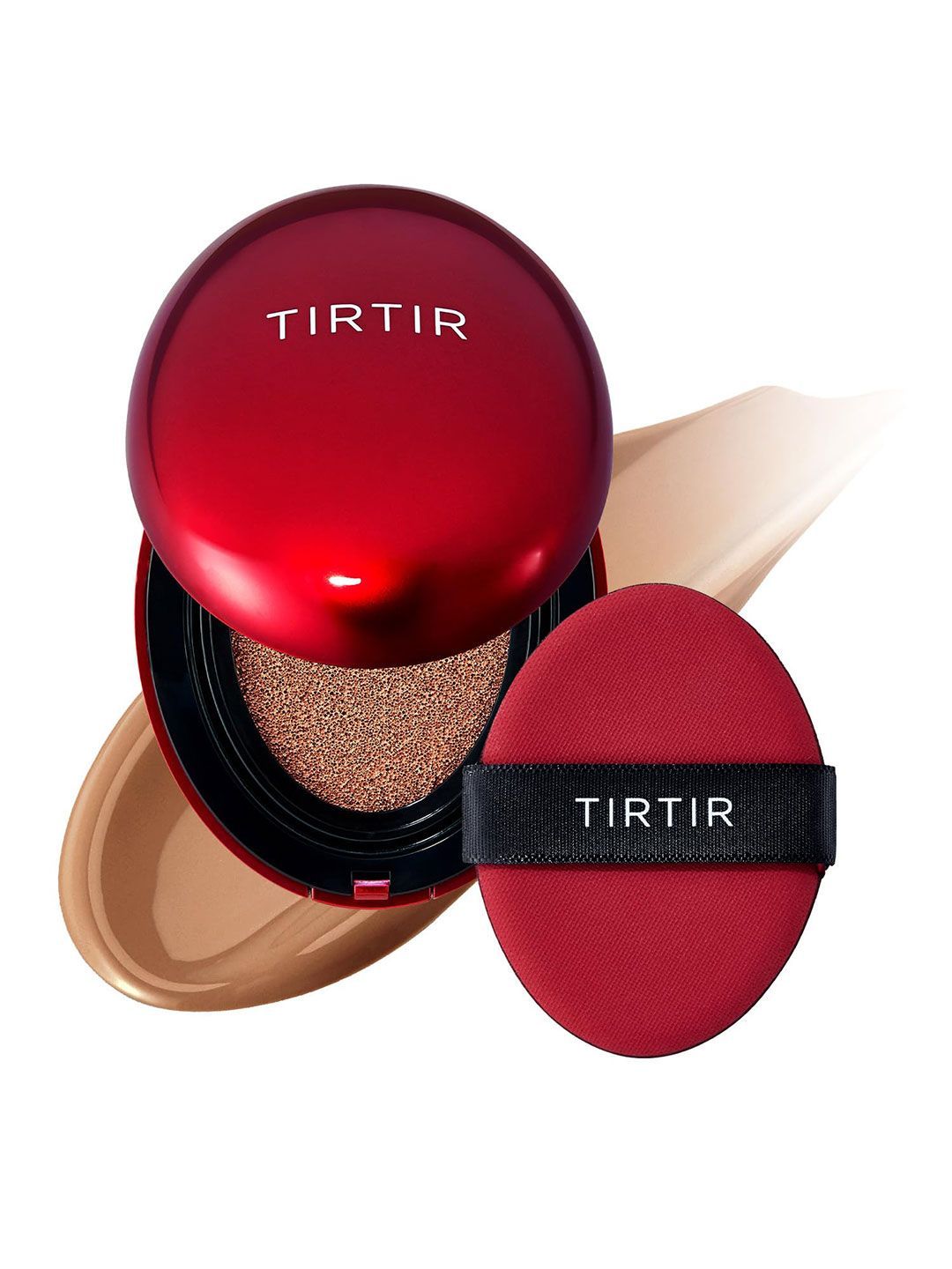 TIR TIR Mask Fit Long Lasting Red Mini Niacinamide Cushion Foundation- 18 g- Cinamon 40 N-image-44